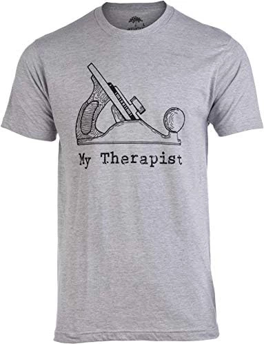 My Therapist (Wood Planer) | Funny Woodworking Working Sawdust Carpenter T-Shirt 9 My Therapist (Wood Planer) | Funny Woodworking Working Sawdust Carpenter T-Shirt - Image 7