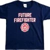 Future Firefighter | Cute Kid's Fire Fighter Badge Boy Girl Child Youth T-Shirt
