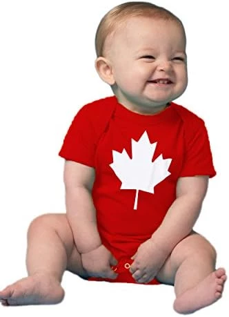 Ann Arbor T-shirt Co. Baby Maple Leaf Jumpsuit | Cute Canadian Infant, Canada Pride One Piece Romper 7 Ann Arbor T-shirt Co. Baby Maple Leaf Jumpsuit | Cute Canadian Infant, Canada Pride One Piece Romper - Image 6