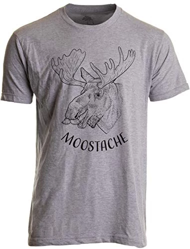 Moostache | Dad Joke Funny Stupid Animal Moose Humor Pun Mustache Men T-Shirt 3 Moostache | Dad Joke Funny Stupid Animal Moose Humor Pun Mustache Men T-Shirt