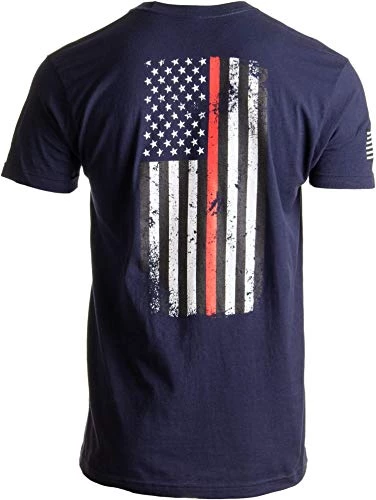 Firefighter Maltese Cross | Fire Fighter Rescue Courage Honor Red Line T-Shirt 3 Firefighter Maltese Cross | Fire Fighter Rescue Courage Honor Red Line T-Shirt - Image 2