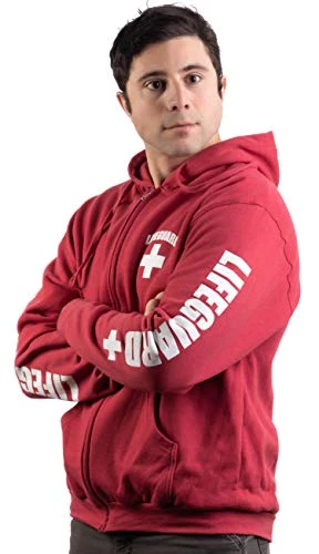 Lifeguard | Zip Fleece Hoody Sweatshirt Hoodie Sweater Unisex Uniform Men Women 5 Lifeguard | Zip Fleece Hoody Sweatshirt Hoodie Sweater Unisex Uniform Men Women - Image 3