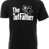 The Totfather | Funny Toddler Dad Tot Humor Father Of 2 3 4 Year Old T-Shirt For Men-(Adult,3XL) Black -T-Shirt Store 41T4gfItI0L