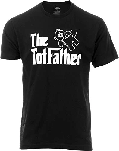 The Totfather | Funny Toddler Dad Tot Humor Father Of 2 3 4 Year Old T-Shirt For Men-(Adult,3XL) Black 3 The Totfather | Funny Toddler Dad Tot Humor Father Of 2 3 4 Year Old T-Shirt For Men-(Adult,3XL) Black