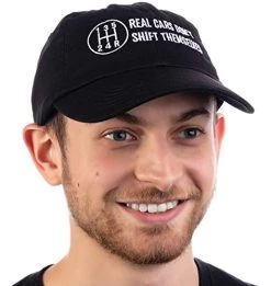 Real Cars Don't Shift Themselves | Funny Auto Racing Mechanic Manual Baseball Cap Dad Hat Black -T-Shirt Store 41TGULsxr3L