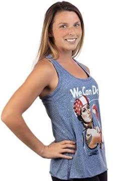 Rosie The Skater | Roller Derby Funny Riveter Racerback Girl Tank Top For Women -T-Shirt Store 41THmTuPmiL 1