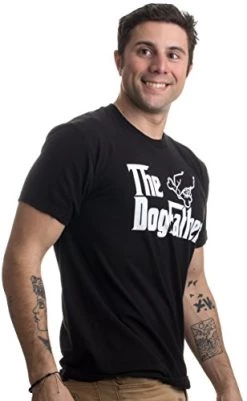 The Dogfather | Funny, Cute Dog Father Dad Owner Pet Doggo Pup Fun Humor T-Shirt -T-Shirt Store 41U50yrtdWL