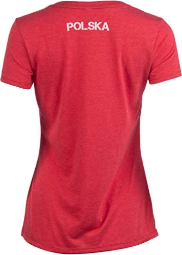 Poland Pride | Vintage Style, Retro Polish Eagle Polska Women Girl T-Shirt Top 4 Poland Pride | Vintage Style, Retro Polish Eagle Polska Women Girl T-Shirt Top - Image 2