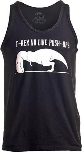 T-REX NO Like Push-UPS | Funny Adult Weight Lifting Workout Cross Train Tank Top 9 T-REX NO Like Push-UPS | Funny Adult Weight Lifting Workout Cross Train Tank Top - Image 7