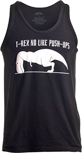 T-REX NO Like Push-UPS | Funny Adult Weight Lifting Workout Cross Train Tank Top 3 T-REX NO Like Push-UPS | Funny Adult Weight Lifting Workout Cross Train Tank Top
