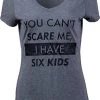 You Can't Scare Me, I Have Children | Funny Mom Mommy Mama Cute Joke Women V-Neck T-Shirt -T-Shirt Store 41UzrK2qyrS