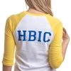 HBIC | Head Bitch In Charge Cosplay Teen Vixen Women Yellow Baseball T-Shirt 1 HBIC | Head Bitch In Charge Cosplay Teen Vixen Women Yellow Baseball T-Shirt -T-Shirt Store 41VmXWgqmML