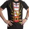 Pirate Costume | Jumbo Print Novelty Funny Caribbean Cruise Shirt Unisex T-Shirt -T-Shirt Store 41W0OzEAMwL