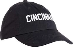 Cincinnati | Classic Retro Red Black Blue Ohio City Pride Newport Fan Men Women Dad Hat Cap -T-Shirt Store 41WKcl5uadL. AC