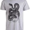 Texas Danger Noodle | Vintage Rattlesnake Biology Art Funny Snake Men Women T-Shirt