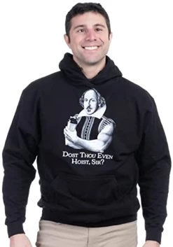 Dost Thou Even Hoist Sir? Funny Workout Weight Lifting Shakespeare Gym Tank Top -T-Shirt Store 41WxymlFJTL