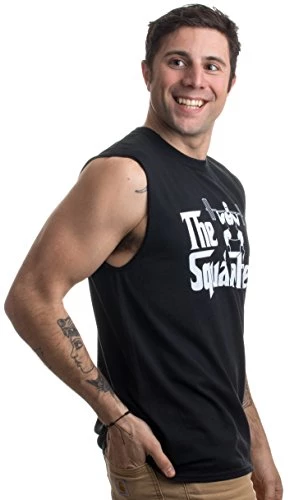 The Squat Father | Funny Workout Weight Lifting Sleeveless Muscle Shirt For Men 5 The Squat Father | Funny Workout Weight Lifting Sleeveless Muscle Shirt For Men - Image 3