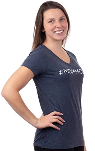 #MOMMODE (Mom Mode) | Funny Sons Daughters Kid Kids Mom Mommy V-Neck T-Shirt Women-(Vneck,S) Vintage Navy 5 #MOMMODE (Mom Mode) | Funny Sons Daughters Kid Kids Mom Mommy V-Neck T-Shirt Women-(Vneck,S) Vintage Navy - Image 3