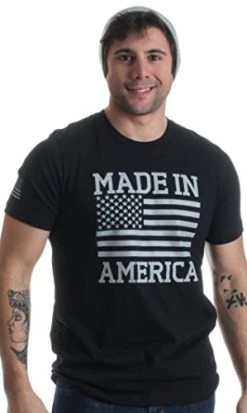 Made In America | USA Military Pride Tactical Subdued Merica Flag Unisex T-Shirt