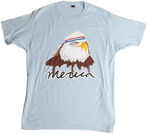 USA Mullet Eagle | Patriotic 80's Eagle Of Freedom - Merica Unisex T-Shirt 6 USA Mullet Eagle | Patriotic 80's Eagle Of Freedom - Merica Unisex T-Shirt - Image 4