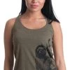 Sloth Top | Artsy Line Art Sloth Illustration Women's Triblend Racerback Tank -T-Shirt Store 41Y48KL03ZL 2