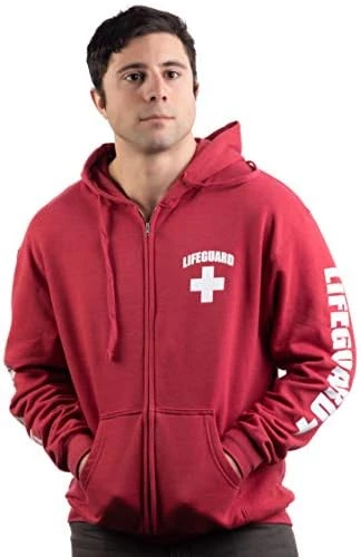 Lifeguard | Zip Fleece Hoody Sweatshirt Hoodie Sweater Unisex Uniform Men Women 9 Lifeguard | Zip Fleece Hoody Sweatshirt Hoodie Sweater Unisex Uniform Men Women - Image 7