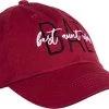 Ann Arbor T-shirt Co. BAE: Best Aunt Ever | Cute Funny Niece Nephew New Baby Dad Style Baseball Hat For Women