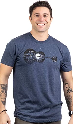 Acoustic Guitar Player Tee | Guitarist Music Nature Shirt, Musician Graphic T-Shirt For Men Women 3 Acoustic Guitar Player Tee | Guitarist Music Nature Shirt, Musician Graphic T-Shirt For Men Women - Image 2