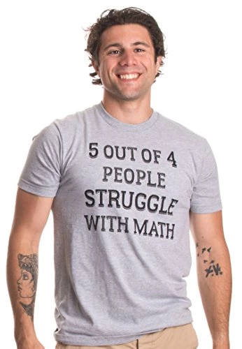 5 Of 4 People Struggle With Math | Funny School Teacher Teaching Humor T-Shirt 5 5 Of 4 People Struggle With Math | Funny School Teacher Teaching Humor T-Shirt - Image 3
