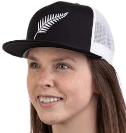New Zealand Pride | Kiwi Silver Fern Southern Cross Black Baseball Cap Dad Hat -T-Shirt Store 41aaKZG519L
