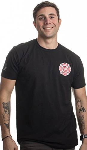 Fire & Rescue Maltese Cross | Firefighter Fire Courage Honor Men Women T-Shirt 4 Fire & Rescue Maltese Cross | Firefighter Fire Courage Honor Men Women T-Shirt - Image 3