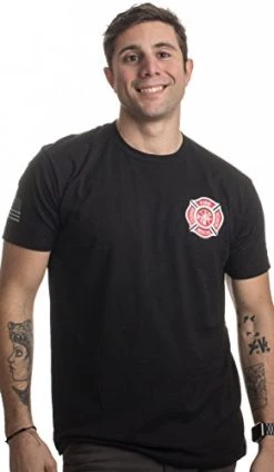 Fire & Rescue Maltese Cross | Firefighter Fire Courage Honor Men Women T-Shirt -T-Shirt Store 41aeKvYqWhL