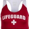 Lifeguard Sports Bra | Women's Lifeguarding Swimsuit Swim Suit Uniform Beach Top