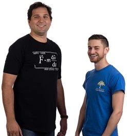 Tall Tee: May The (F=m*dv/dt) Be With You | Funny Physics Science Nerd Joke Men T-Shirt-(Tall,XL) Black -T-Shirt Store 41anehgnfKL 1