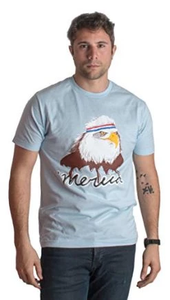 USA Mullet Eagle | Patriotic 80's Eagle Of Freedom - Merica Unisex T-Shirt