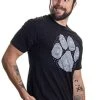 Paw Print Line Art | Artistic Illustration Nature Men Women Dog Cat Cool T-Shirt -T-Shirt Store 41bFAUy4jnL