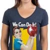 Rosie The Bowler | Funny Bowling Ball Team Uniform Fun V-Neck T-Shirt For Women 2 Rosie The Bowler | Funny Bowling Ball Team Uniform Fun V-Neck T-Shirt For Women -T-Shirt Store 41baHKXSQwL 2