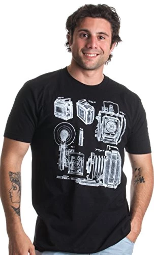 1938 Graflex Speed Graphic Camera Patent Drawing | Photographer Unisex T-Shirt 4 1938 Graflex Speed Graphic Camera Patent Drawing | Photographer Unisex T-Shirt - Image 2