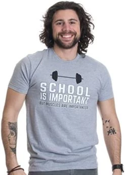 School Is Important, But Muscles Are Importanter | Funny Body Building T-Shirt 13 School Is Important, But Muscles Are Importanter | Funny Body Building T-Shirt -T-Shirt Store 41cMenEpGxL. AC 1