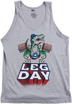 Leg Day | Funny Weight Lifting Olympic Barbell Training Squat Workout Tank Top -T-Shirt Store 41cue2tfVGL