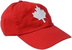 Canada Maple Leaf Hat | Canadian Pride Embroidered Adult Twill Red Baseball Cap -T-Shirt Store 41czhysgMvL. AC