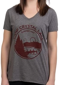 1980 Camp Crystal Lake Counselor | Funny 80s Horror Movie Fan Women Top T-Shirt