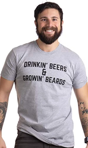 Drinkin' Beers & Growing Beards | Funny Drinking Buddies Beer Games Party T-Shirt 4 Drinkin' Beers & Growing Beards | Funny Drinking Buddies Beer Games Party T-Shirt - Image 2