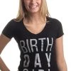 Birthday Girl | Black Or Pink Cute Sexy B-Day Bar Crawl Party V-Neck T-Shirt 2 Birthday Girl | Black Or Pink Cute Sexy B-Day Bar Crawl Party V-Neck T-Shirt -T-Shirt Store 41dQwQcBYDL