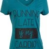 Running Late Is My Cardio | Funny Saying Sarcastic Workout Mom Joke Women's Fitness V-Neck T-Shirt 1 Running Late Is My Cardio | Funny Saying Sarcastic Workout Mom Joke Women's Fitness V-Neck T-Shirt -T-Shirt Store 41e3qH5xIcL 1