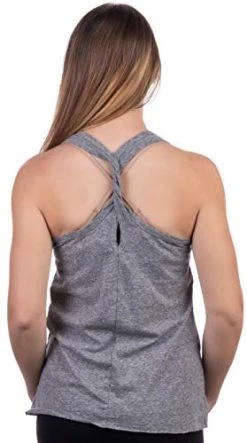 Namooste | Cute, Funny Silly Yoga 4H Cow Namaste Workout Racerback Tank Top For Women-(Racerback,M) -T-Shirt Store 41fP6EHLmtL 1