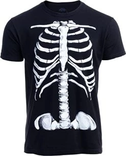 Skeleton Rib Cage | Jumbo Print Novelty Halloween Costume Unisex T-Shirt-Adult