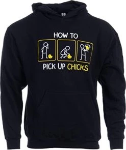 Ann Arbor T-shirt Co. How To Pick Up Chicks | Funny Sarcastic Sarcasm Joke Hooded Sweatshirt Hoody -T-Shirt Store 41fdCoRfPeL. AC