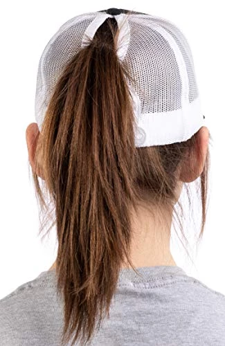 #doglife | Ponytail Trucker Hat Funny Cute Dog Life Owner Mom Pony Tail Hike Cap - Black 5 #doglife | Ponytail Trucker Hat Funny Cute Dog Life Owner Mom Pony Tail Hike Cap - Black - Image 3