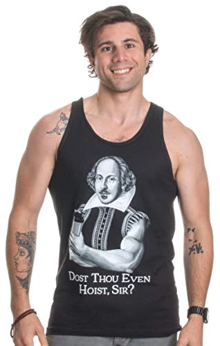 Dost Thou Even Hoist Sir? Funny Workout Weight Lifting Shakespeare Gym Tank Top 4 Dost Thou Even Hoist Sir? Funny Workout Weight Lifting Shakespeare Gym Tank Top - Image 2